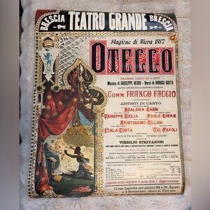 OTHELLO POSTER 🎭 #opera #verdi